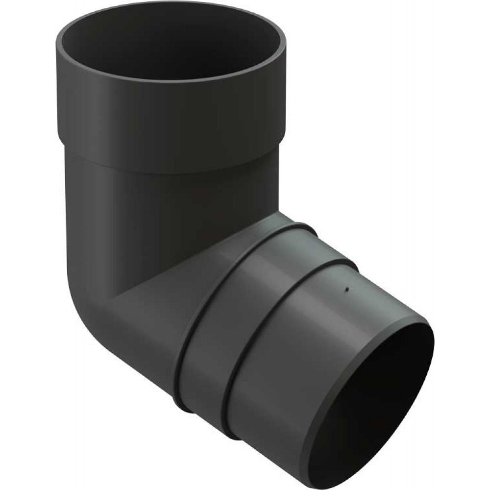 Döcke PREMIUM Колено 72˚ (Графит)