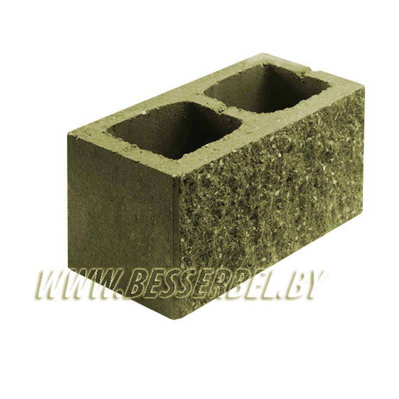 1КБСЛ-ЦП-1-К Желтый 3,5% Камень бетонный столбовой лицевой