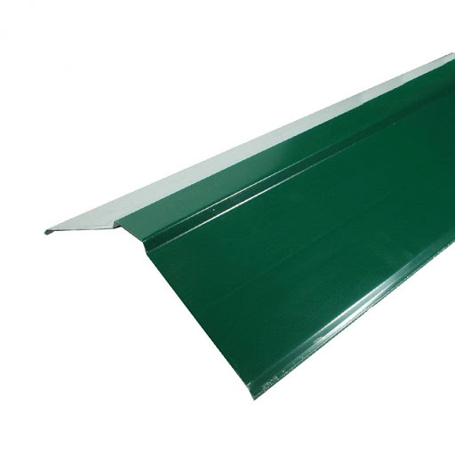 Планка конька плоского 190х190х2000 (ПЭ-01-6005-0.45)