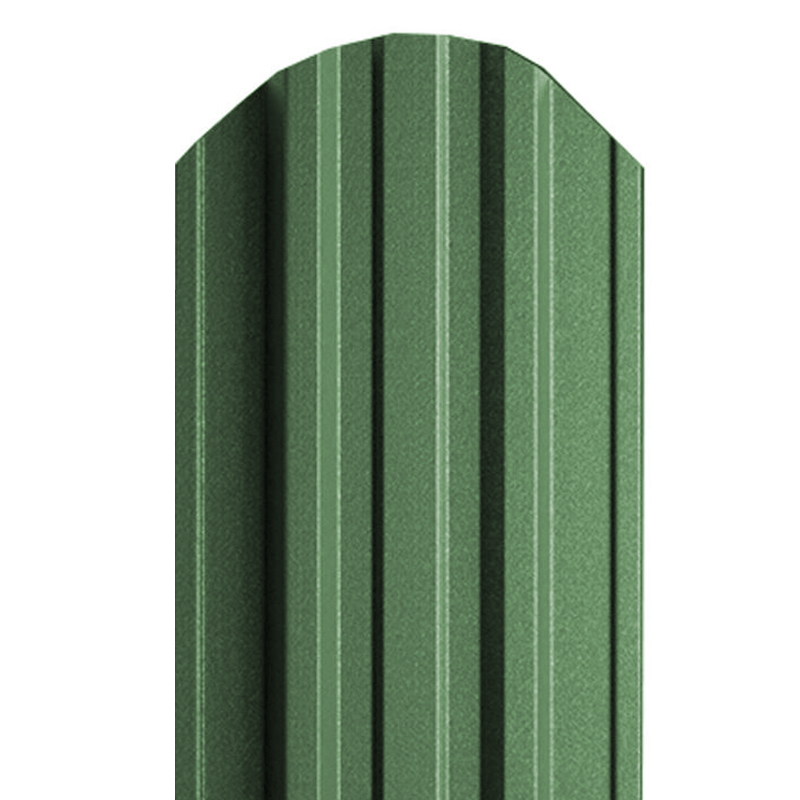 Штакетник металлический зеленый мох МП TRAPEZE-O 16,5х118 (ПЭД-01-6005/6005-0.45) высота 1,2 м