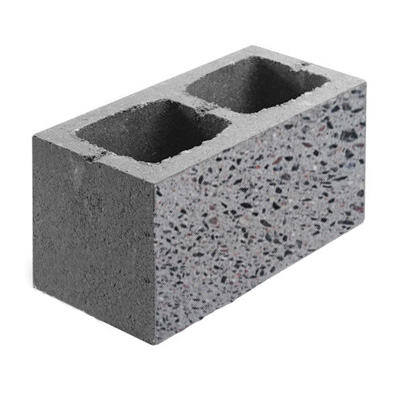 1КБСР-ЦП-8-ш Серый (1л.грань) Камень бетонный столбовой рядовой шлифованный