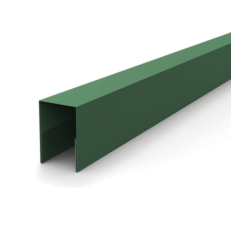 Планка П-образная 13х27х2000 (ПЭ-01-6005-0.45) зеленый мох