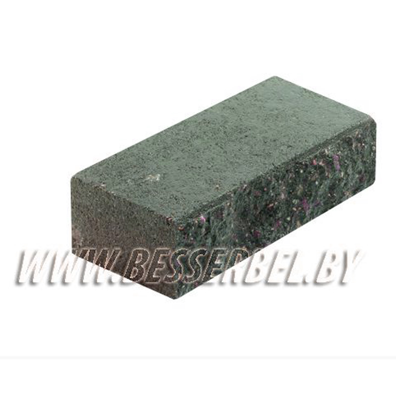 1КБОЛ-ЦС-5-К Зеленый 3,5% Камень бетонный обычный лицевой