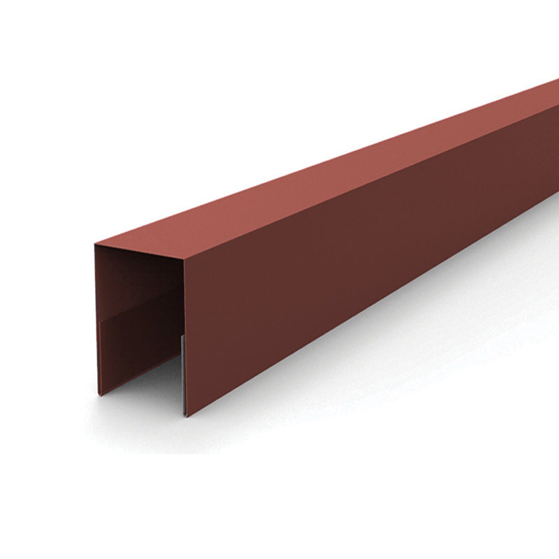 Планка П-образная 13х27х2000 (ПЭ-01-3005-0.4) красное вино, РФ