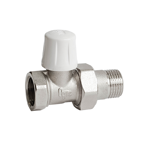 Клапан запорный для радиаторов Ду15 прямой Ogint, Китай