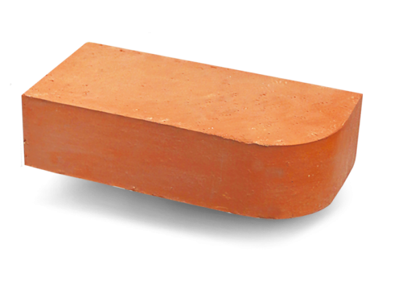 Кирпич керамический  рядовой профильный полнотелый одинарный с закругленным углом М200, ОАО 