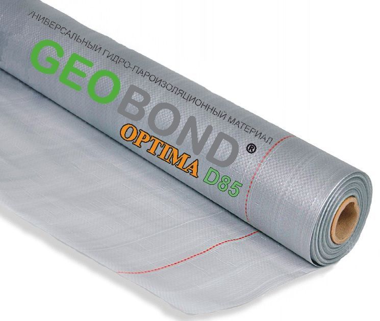 Пленка гидропароизоляционная GeoBond D 85, 70м2 (1.5х46,6м), РФ