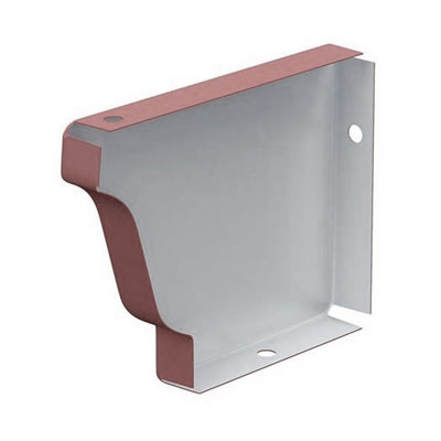 Заглушка желоба 120х86 левая (ПЛ-02-Р363-0.5)(РФ)