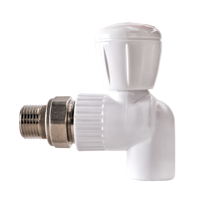 Кран PP-R белый шаровой Дн25х3/4