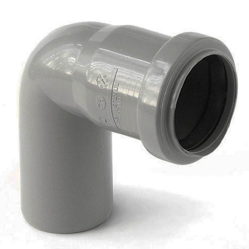Отвод РР-Н серый Дн 50х87 б/нап VALFEX 20101050 Россия