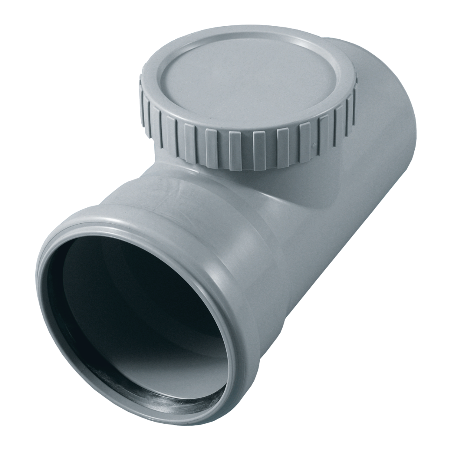 Ревизия PP-H СТК серая б/н Ду 50 с крышкой, Россия