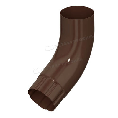 Колено трубы D90х60 градусов GS (ВПЭД-03-8017-0.6)