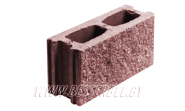 1 КБОЛ-ЦП-8-2К Красный. 2% Камень декоративный рядовой