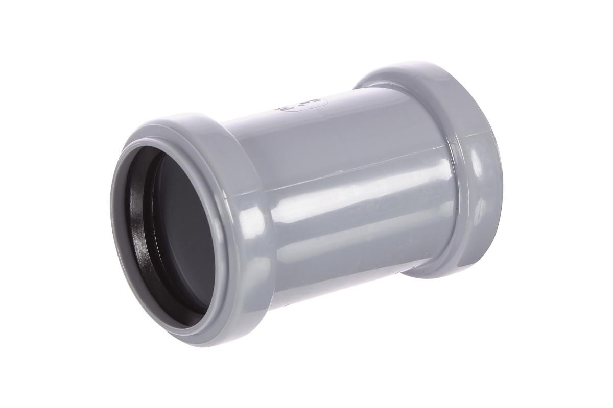 Муфта PP-H 2х-раст сер б/н Дн50 HT Ostendorf 112510