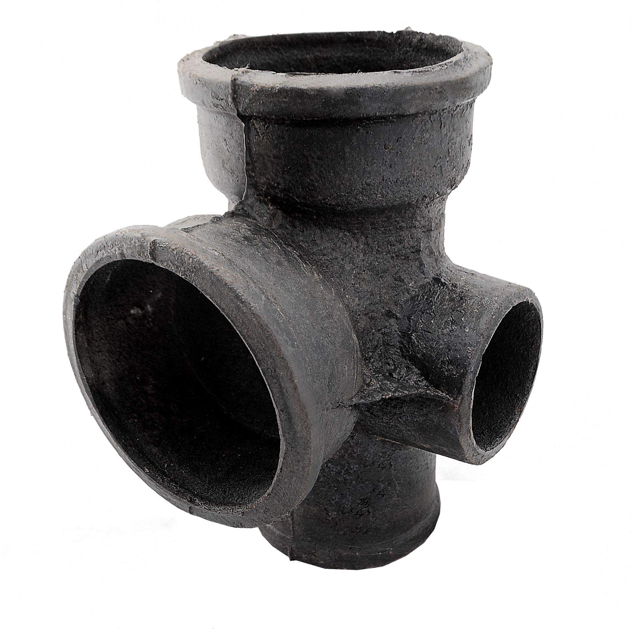 Крестовина чугунная канализационная б/н Ду 100х100х50 правая, Россия