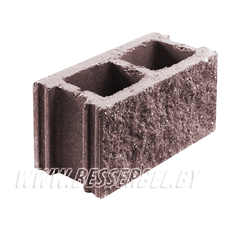 1 КБОЛ-ЦП-1-К Коричневый 2% Камень декоративный рядовой
