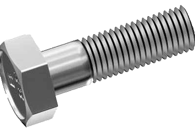 Болт стальной шестигранный оцинкованный М8х60, Россия