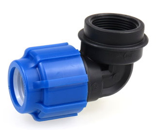 Отвод ПЭ компресс Дн 40 х1 1/4