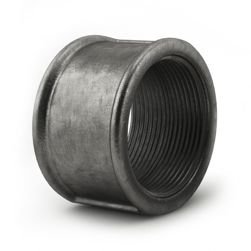 Муфта чугун прямая Ду15 (1/2) ВР Fittex PLUS, Китай