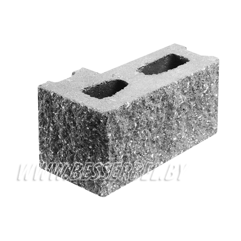 1КБУЛ -ЦП-9-2К Серый Камень бетонный угловой лицевой