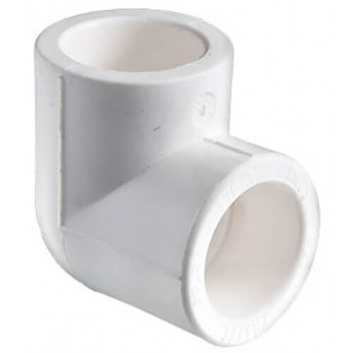 Угольник PP-R белый Дн63 РосТурПласт 10835, Россия