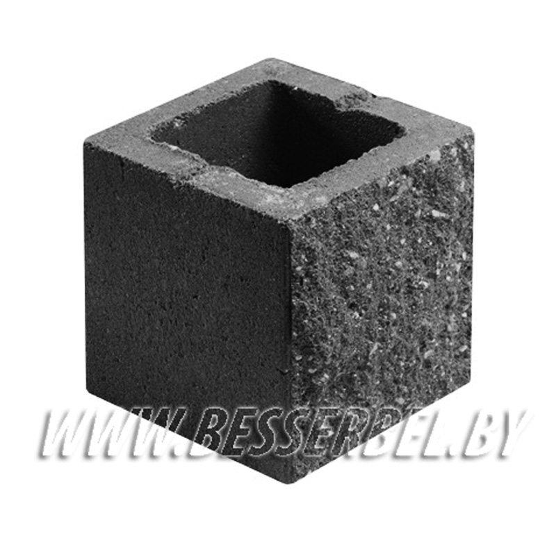 1КБДЛ-ЦП-3-К Черный 5% Камень декоративный доборный