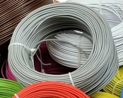 Проволока стальная с полимерным покрытием д.2,4мм (бухта 50м) СЕРАЯ, РБ