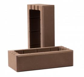 Т-Блок столбовой 240*120*65 , цвет шоколад