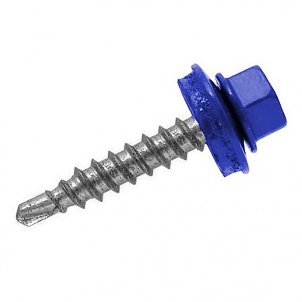 Саморез 4,8х28 RAL5002 (ультрамарин) (РФ)