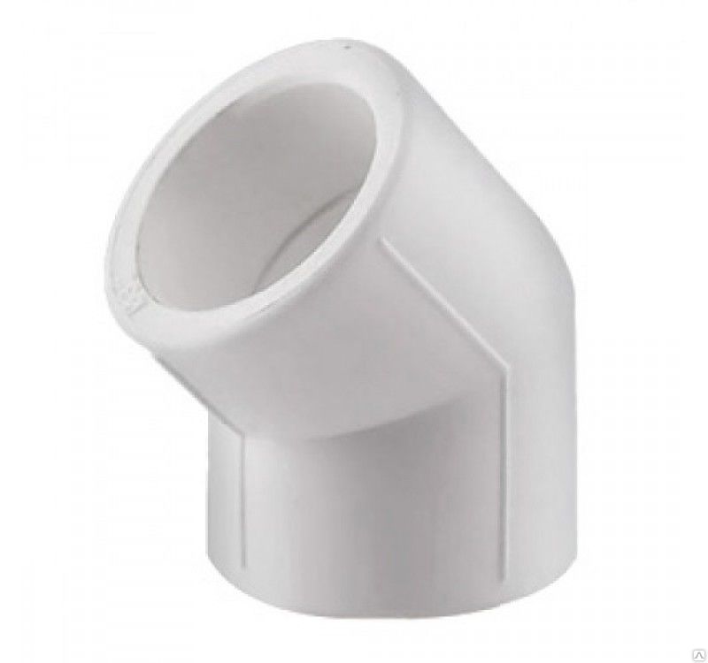 Угольник PP-R бел Дн40х45гр VALFEX 10107040