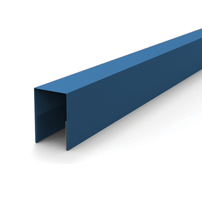 Планка П-образная 13х27х2000 синий насыщенный (ПЭ-01-5005-0.4), РФ