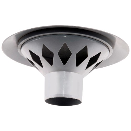 Зонт вентиляционный PP-H серый б/н Дн50  11311 РосТурПласт, Россия