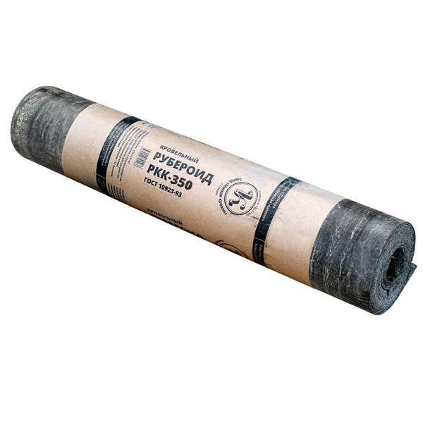 Рубероид  РКК-350 с крупнозернистой посыпкой сланец серый (10м2), РБ