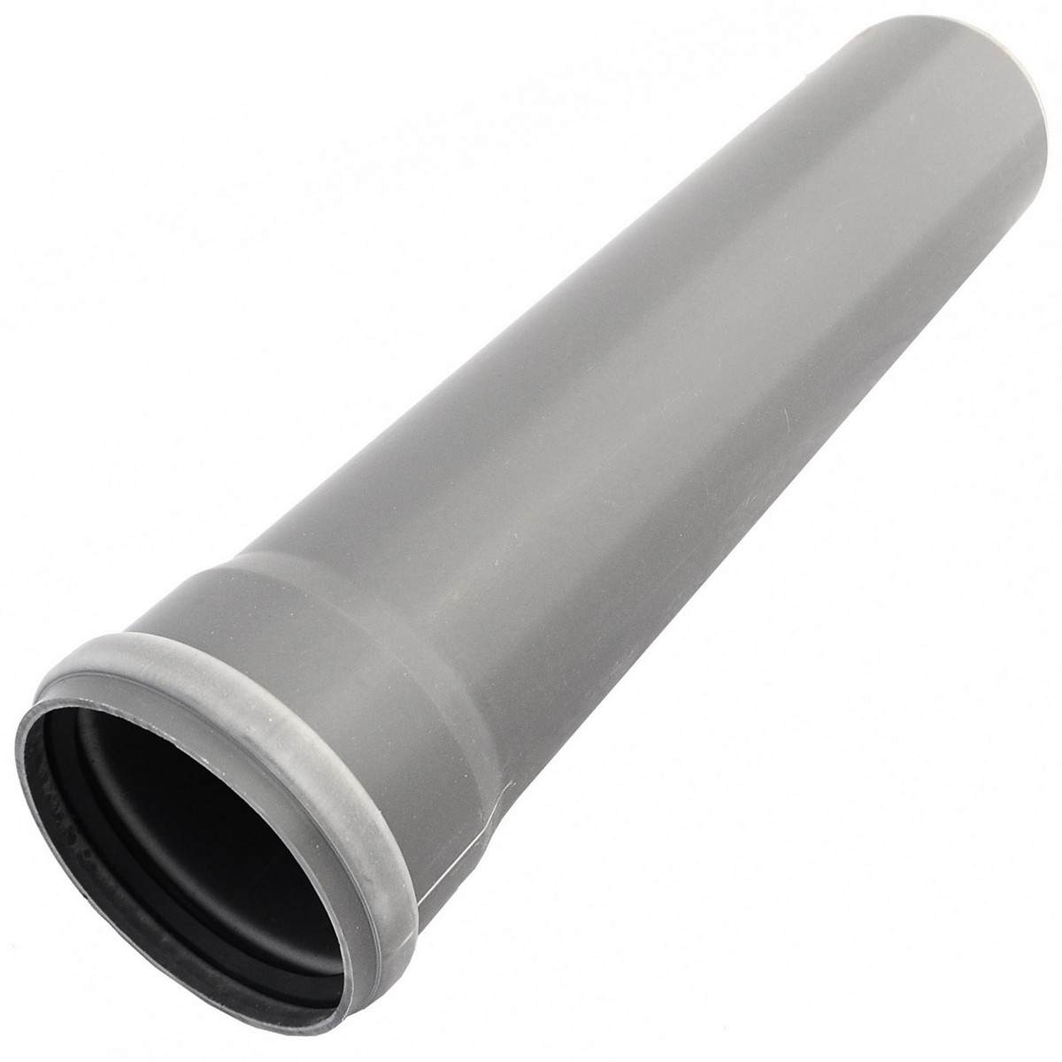 Труба РР-Н б/н Д110х2,7 L=0,5м в/к. серая VALFEX