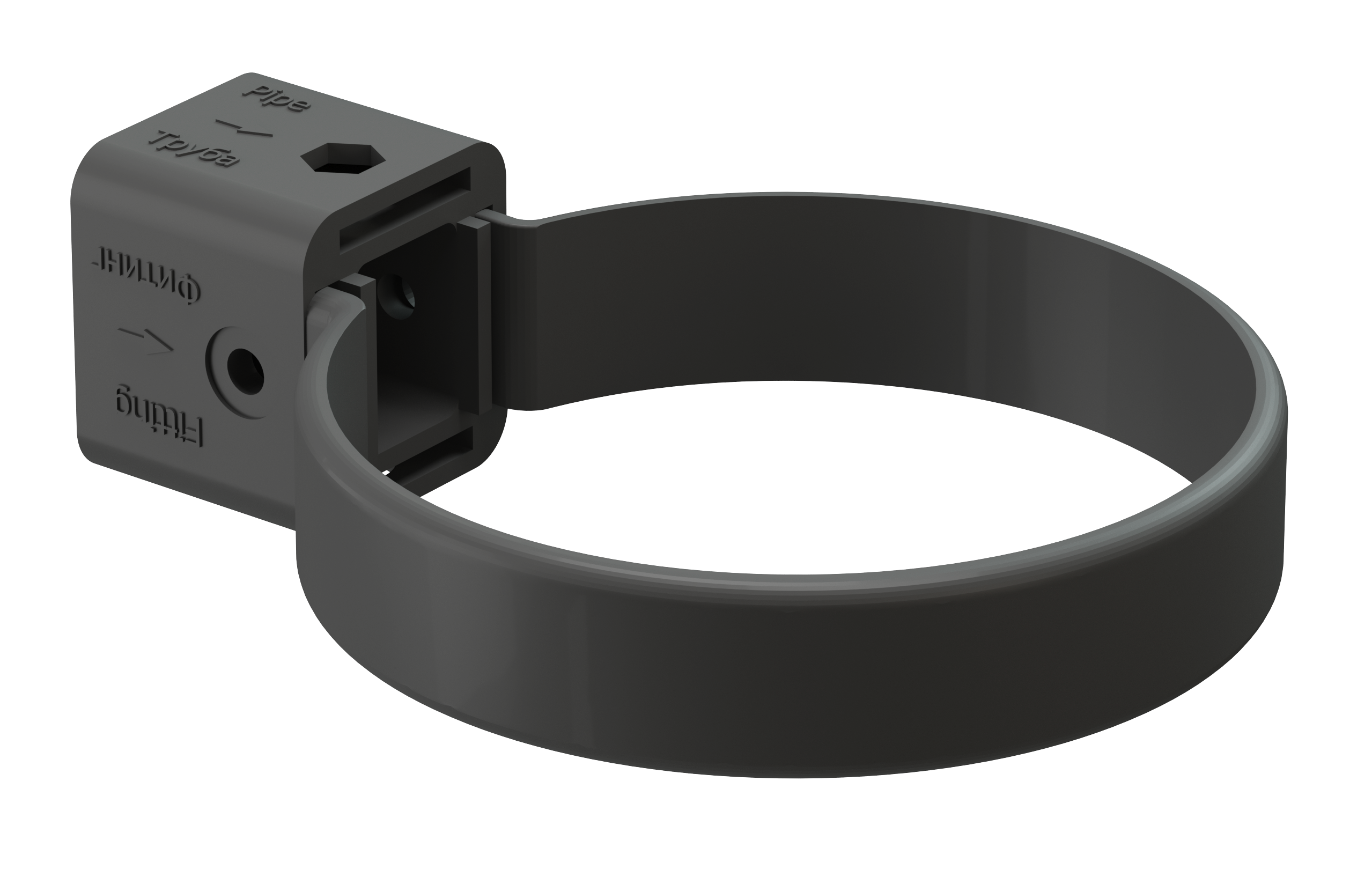 Döcke PREMIUM Хомут универсальный (Графит)