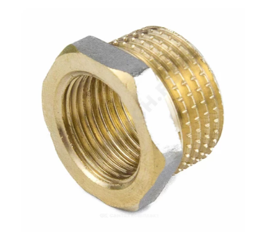 Футорка латунная Ду20х15 р/м никель Aquasfera 9024-02