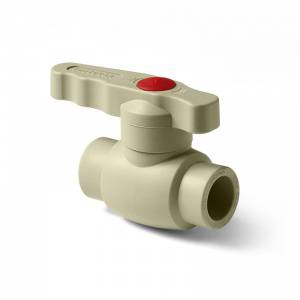 Кран PP-R серый шаровой Дн32 Firat Plastik, Турция