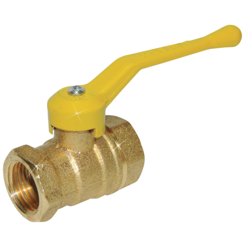 Кран шаровый газовый латунный  Ду20 м/м рычаг 11Б27фтМ VALFEX VF.271.LR3.034