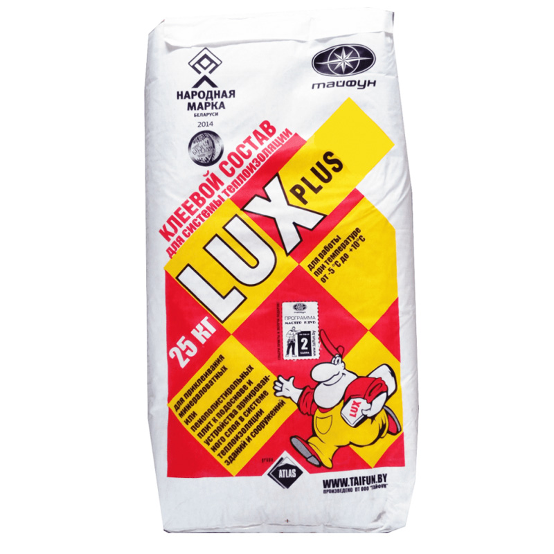 Клеевой облицовочный раствор ЛЮКС ПЛЮС меш 25кг, ПТООО 