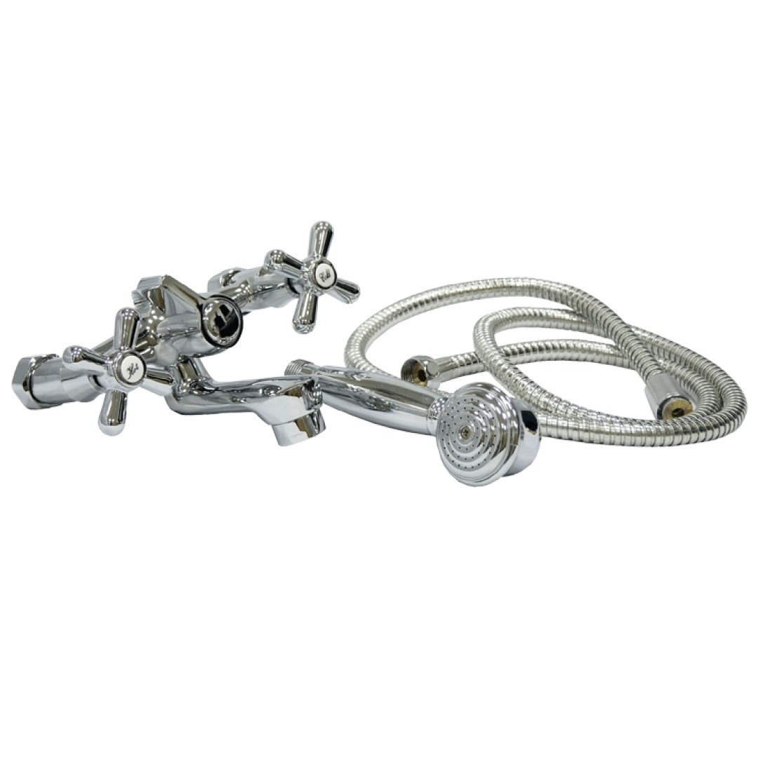 Смеситель для ванны Диана к/затвор короткий излив 5205 STC, Китай