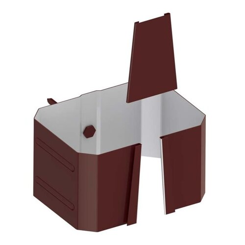 Держатель трубы 76х102(на кирпич) (ПЛ-02-Р363-0,5)