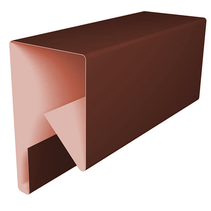 Планка П-образная 23х22х2000 красное вино (ПЭ-01-3005-0,4) РФ