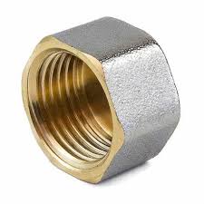 Заглушка латунь никель Ду25 Вн/р Aquasfera 9016-03