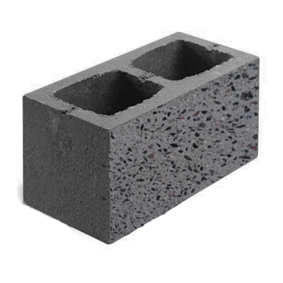 1КБСР-ЦП-8-ш Черный (1л.грань) Камень бетонный столбовой рядовой шлифованный