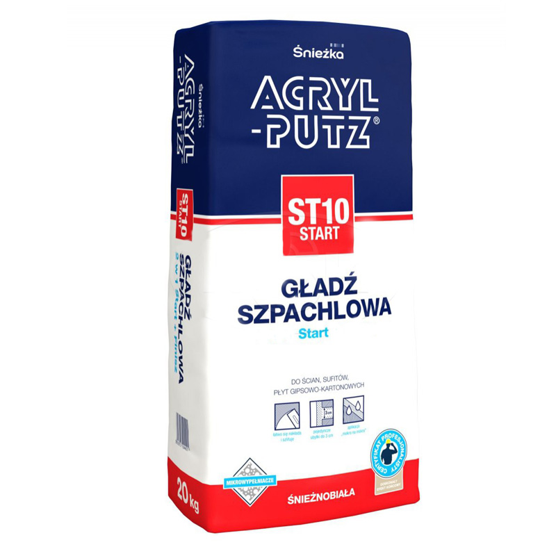 Шпатлевка ACRYL-PUTS старт 20 кг, Польша 