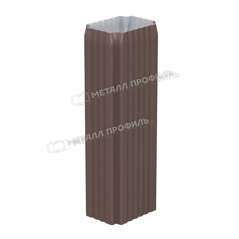 Труба водосточная 76х102х2000(ПЛ-02-8017-0,5) РФ