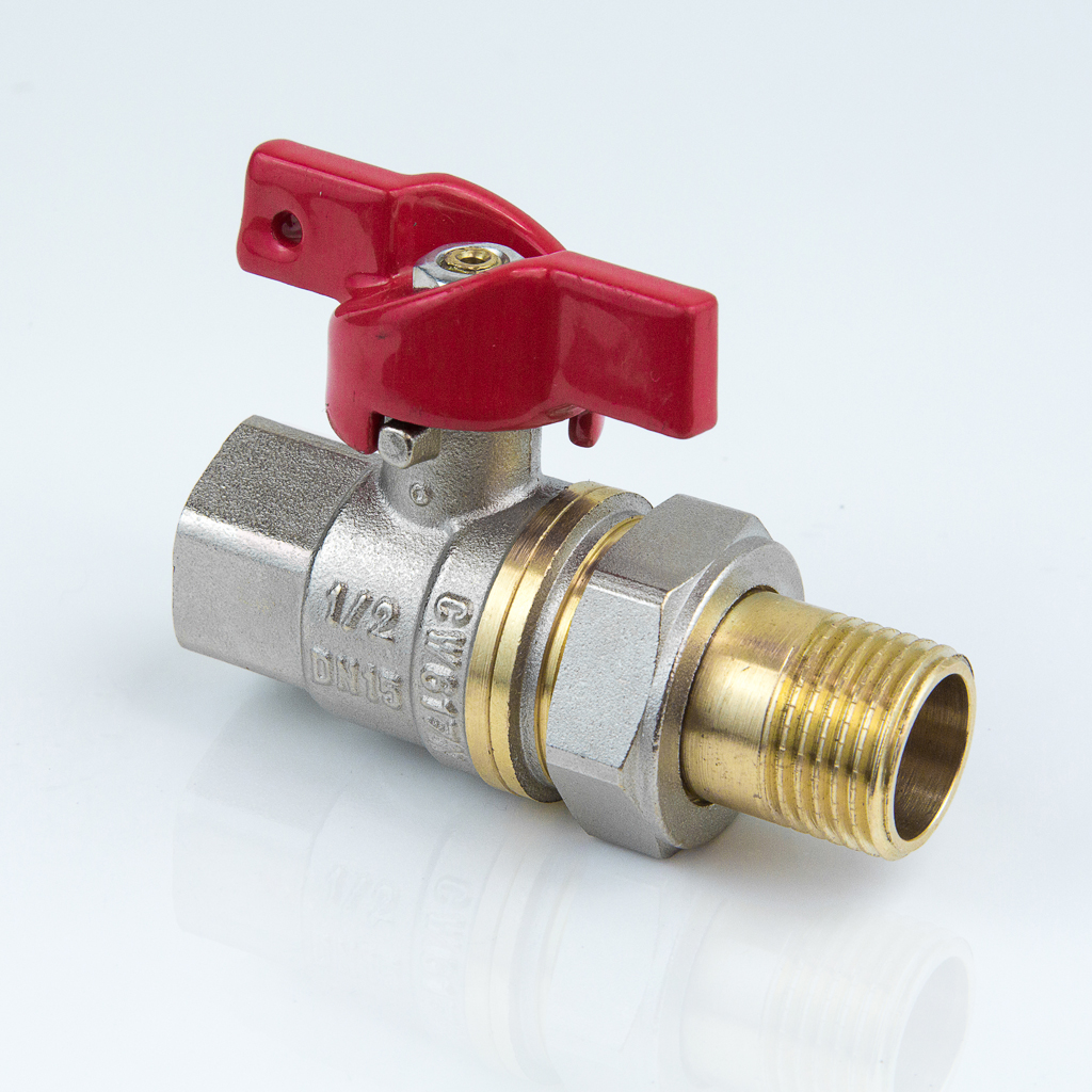 Кран шаровой латунный 1007 ДУ20 Ру30 ВР/