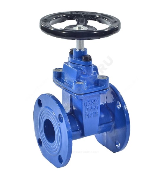 Задвижка чуг аналог МЗВ Ду50 Ру16 гайка чуг шт ст 30ч39р RMCX