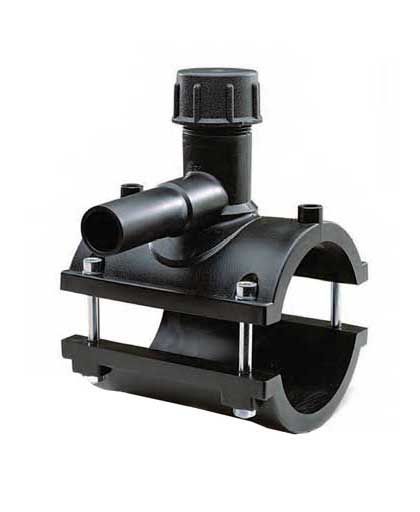 Седелка ПЭ электросварная для врезки под давлением Дн110х32 с ответ частью, Италия