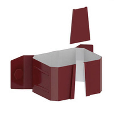 Держатель трубы 76х102(на дерево) (ПЛ-02-Р363-0,5)